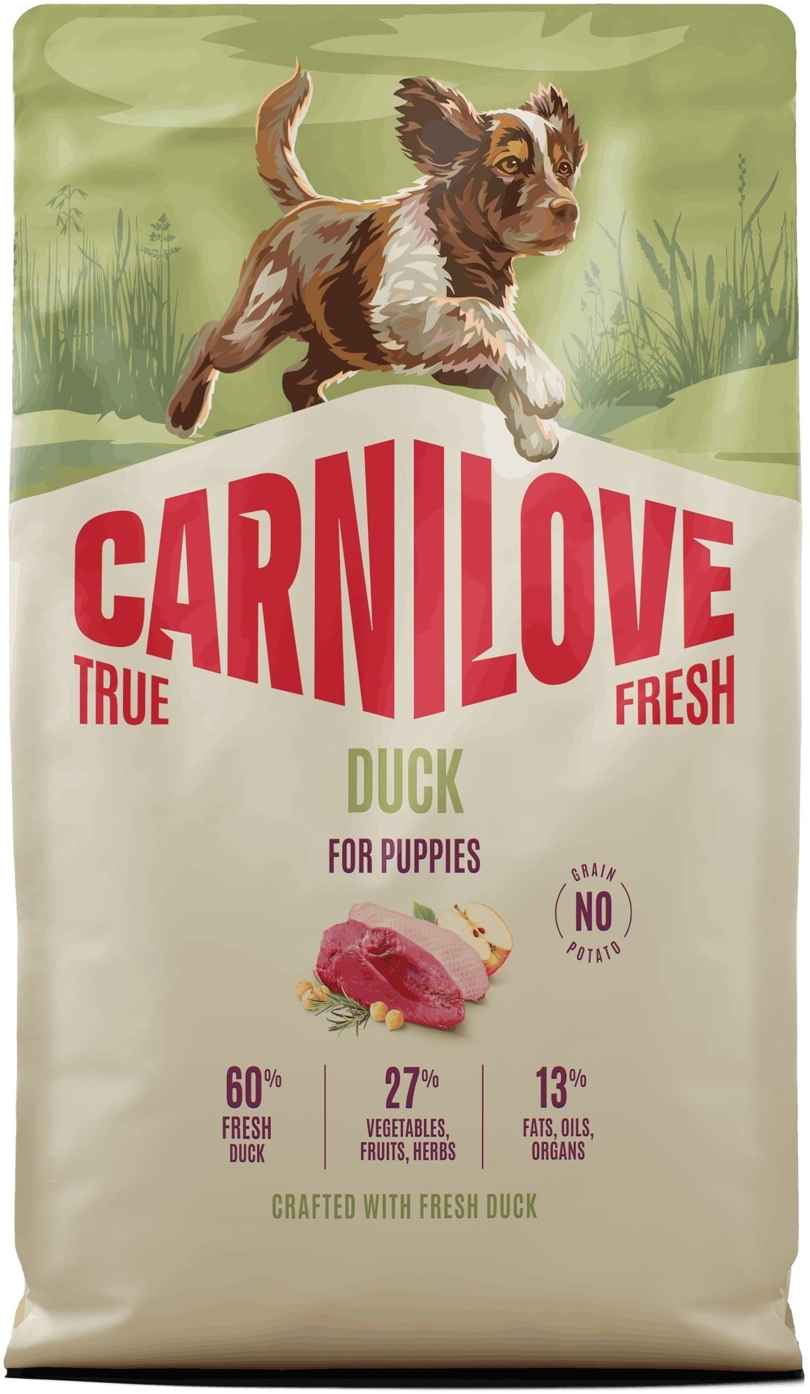 Carnilove True Fresh Dog Dry Duck for Puppies 4 kg