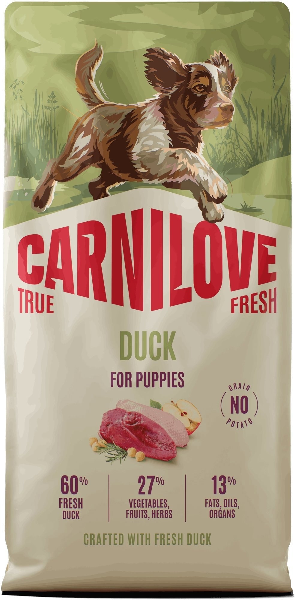 Carnilove True Fresh Dog Dry Duck for Puppies 12 kg