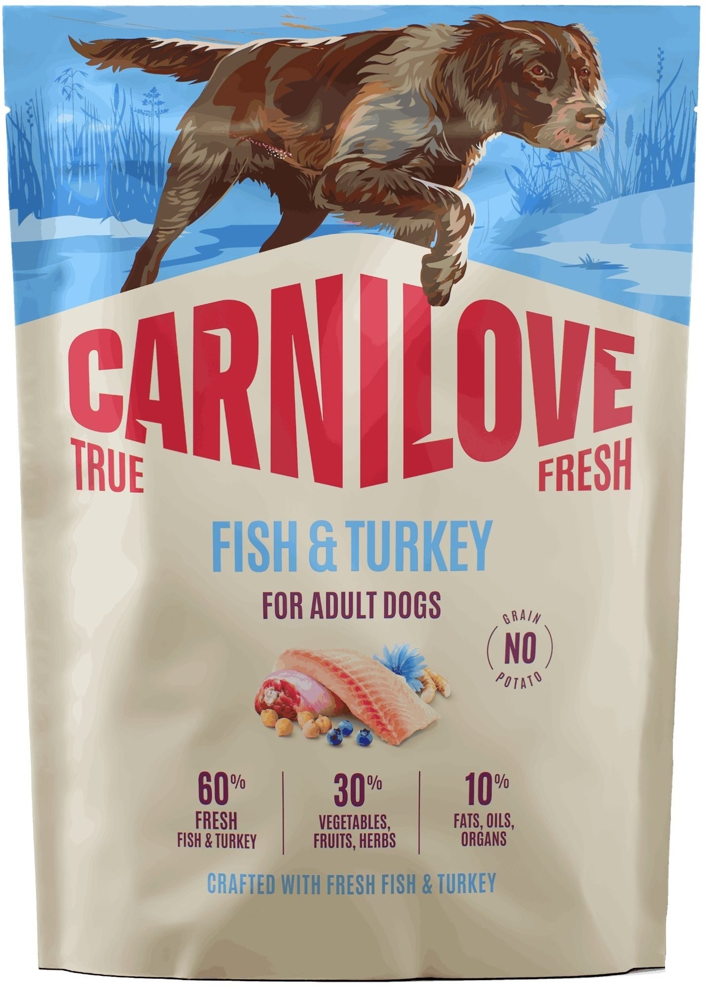 Carnilove True Fresh Dog Dry Fish & Turkey pre Adult All Breeds 1,5 kg