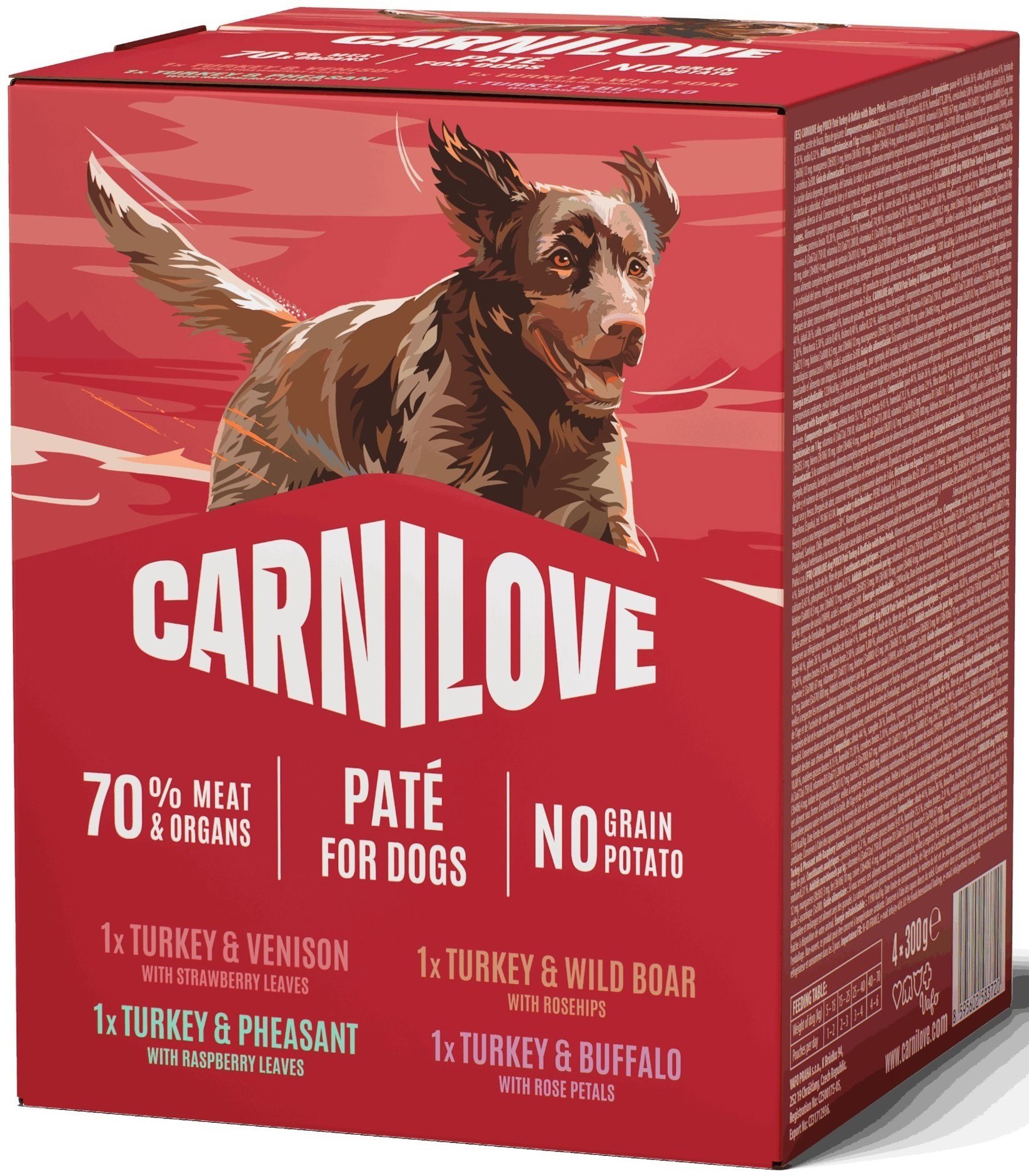 Carnilove Dog Pouch Paté multipack 4× 300 g
