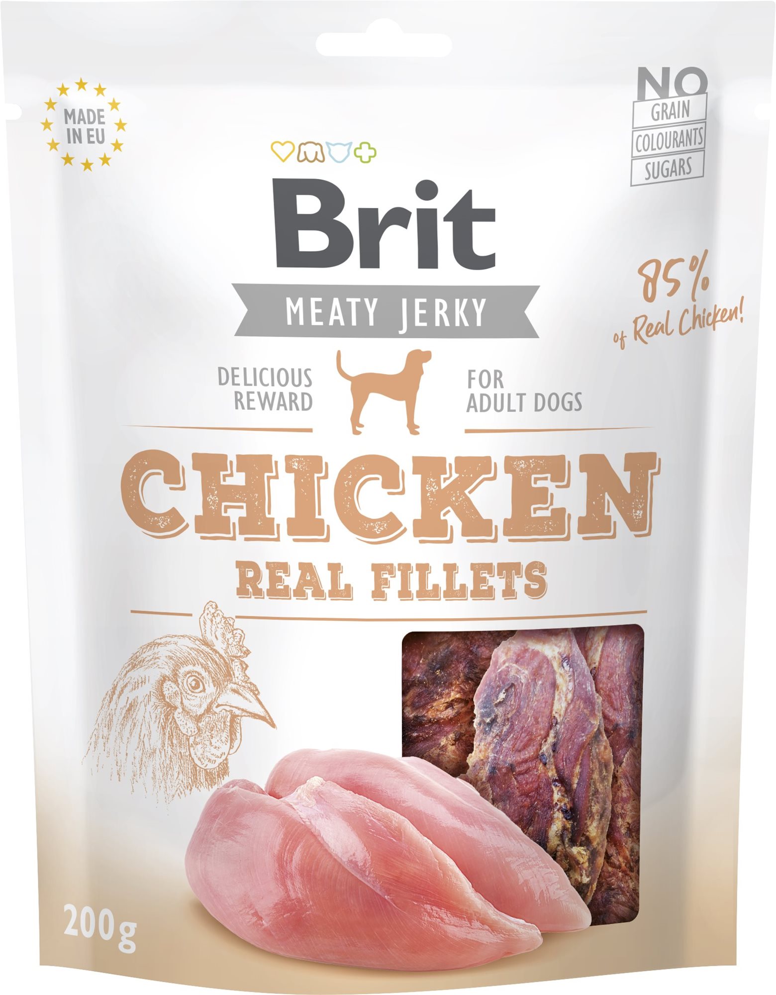 Brit Jerky Chicken Fillets 200 g