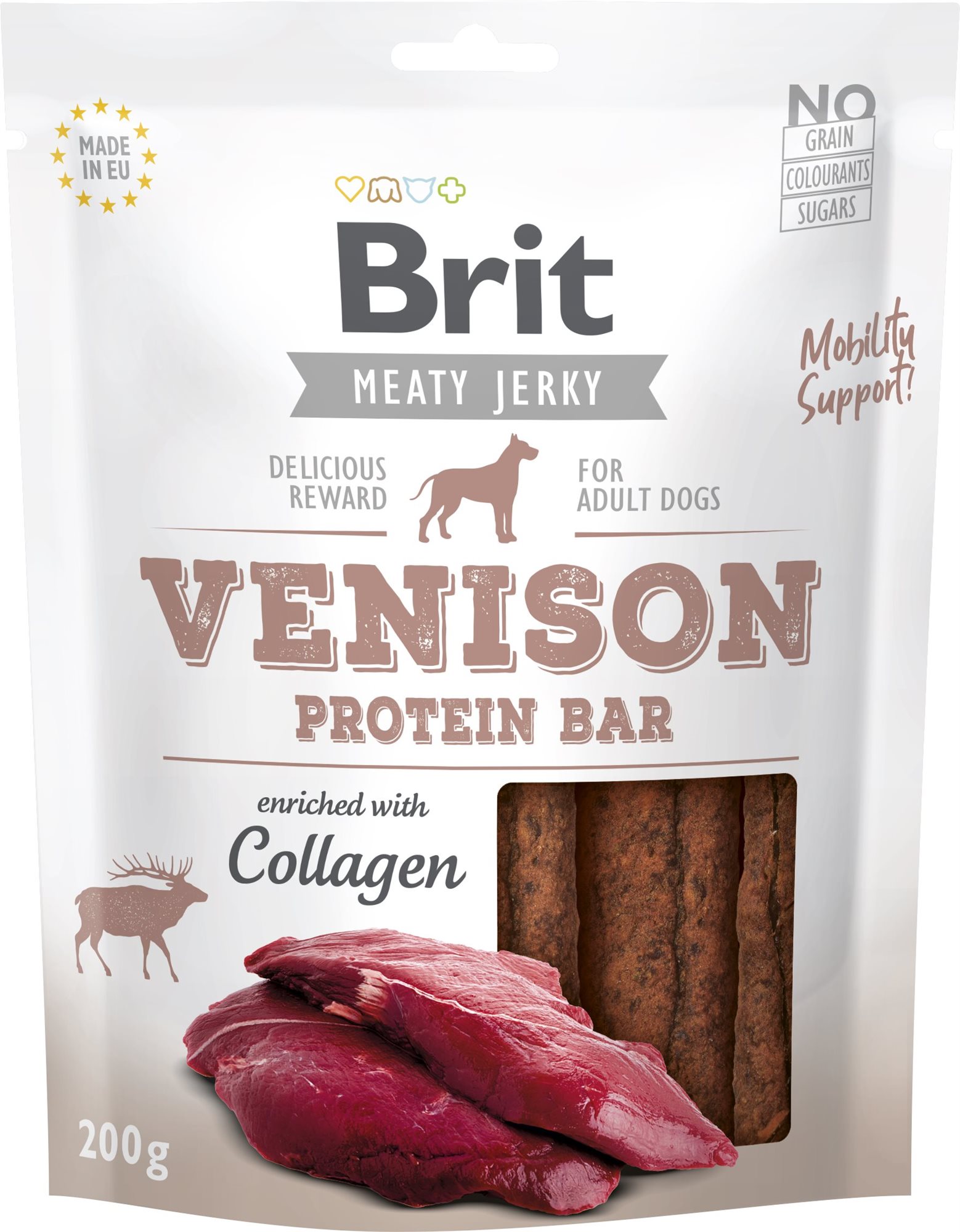Brit Jerky Venison Protein Bar 200 g