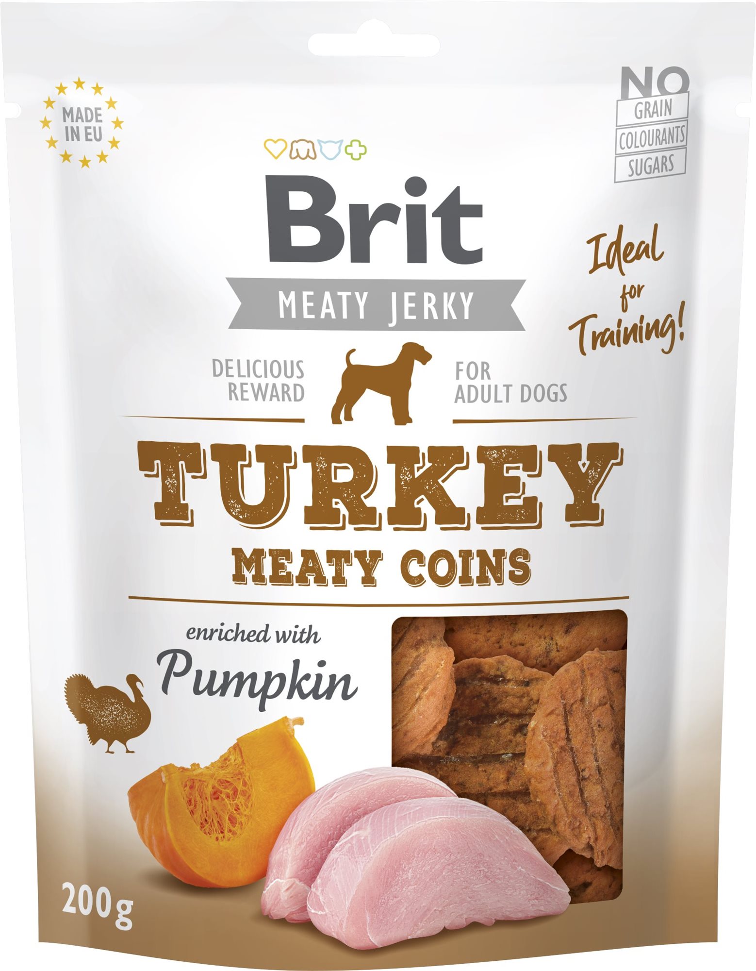 Brit Jerky Turkey Meaty Coins 200 g