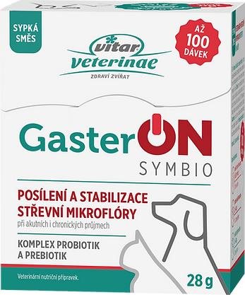 Vitar Veterinae GasterON symbio probiotiká a prebiotiká 28 g