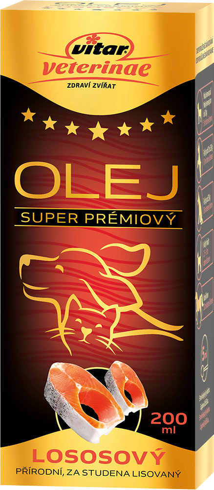 Vitar Veterinae Lososový olej 200 ml