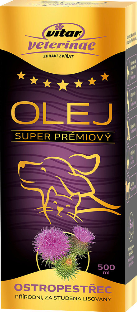 Vitar Veterinae Pestrec olej 500 ml