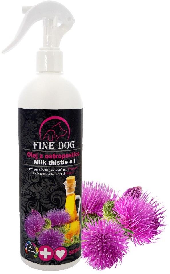 Fine Dog Olej z pestreca s rozprašovačom 500 ml