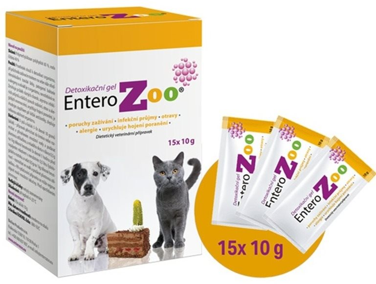 Entero ZOO detoxikačný gél 15 × 10 g