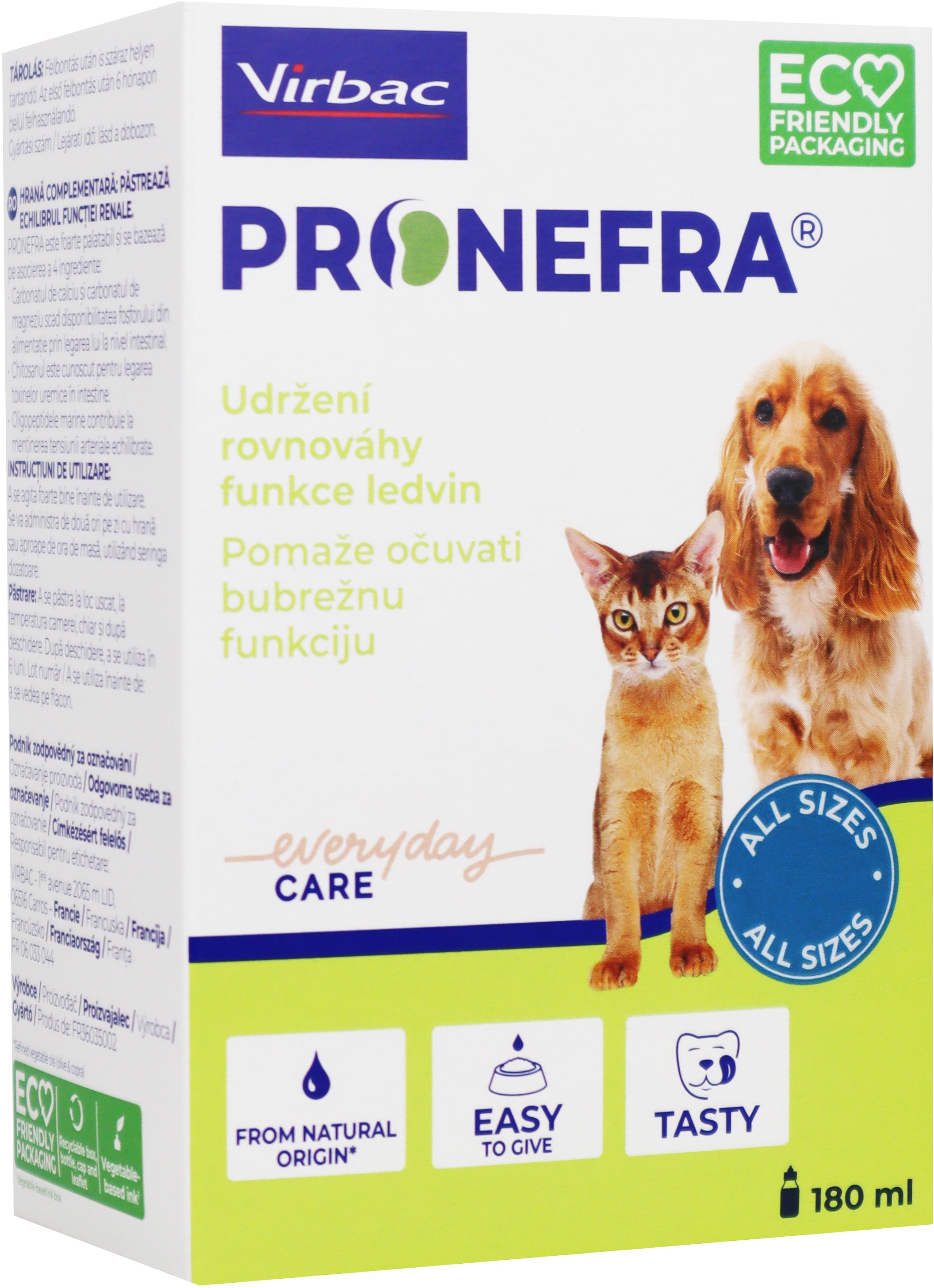 Virbac Pronefra pre psov a mačky 180 ml