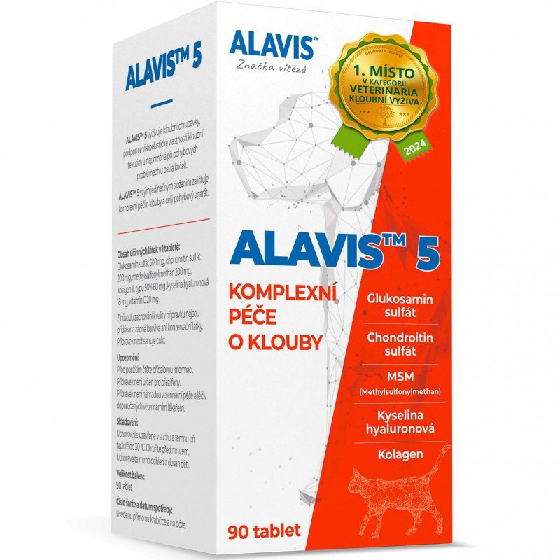 ALAVIS™ 5 Pre mačky a Psy 90 tabliet
