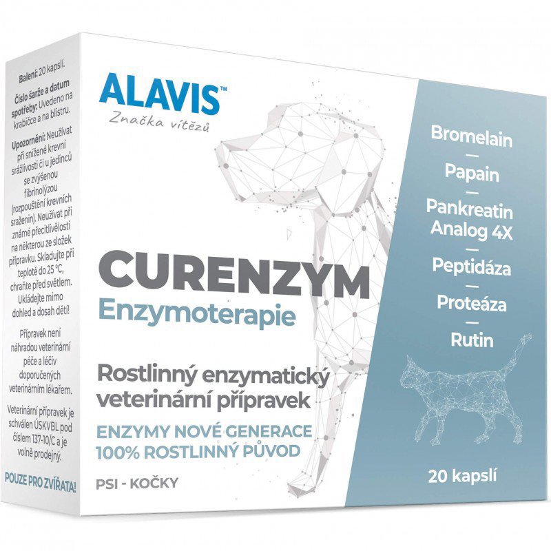 ALAVIS™ Curenzým Enzymoterapia 20 kapsúl