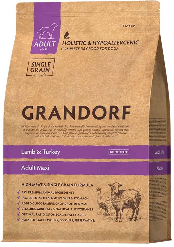 Grandorf Granule pro psy Adult Maxi - Jehně a krocan 10 kg