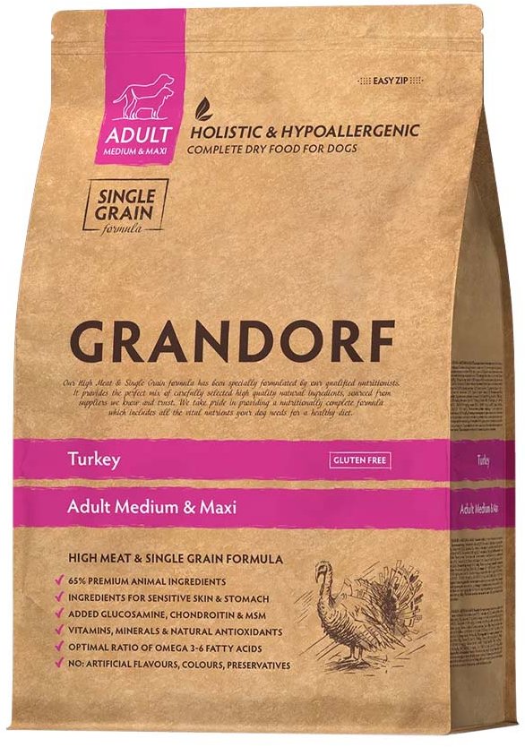 Grandorf Granule pro psy Adult Medium & Maxi - Krocan 3 kg