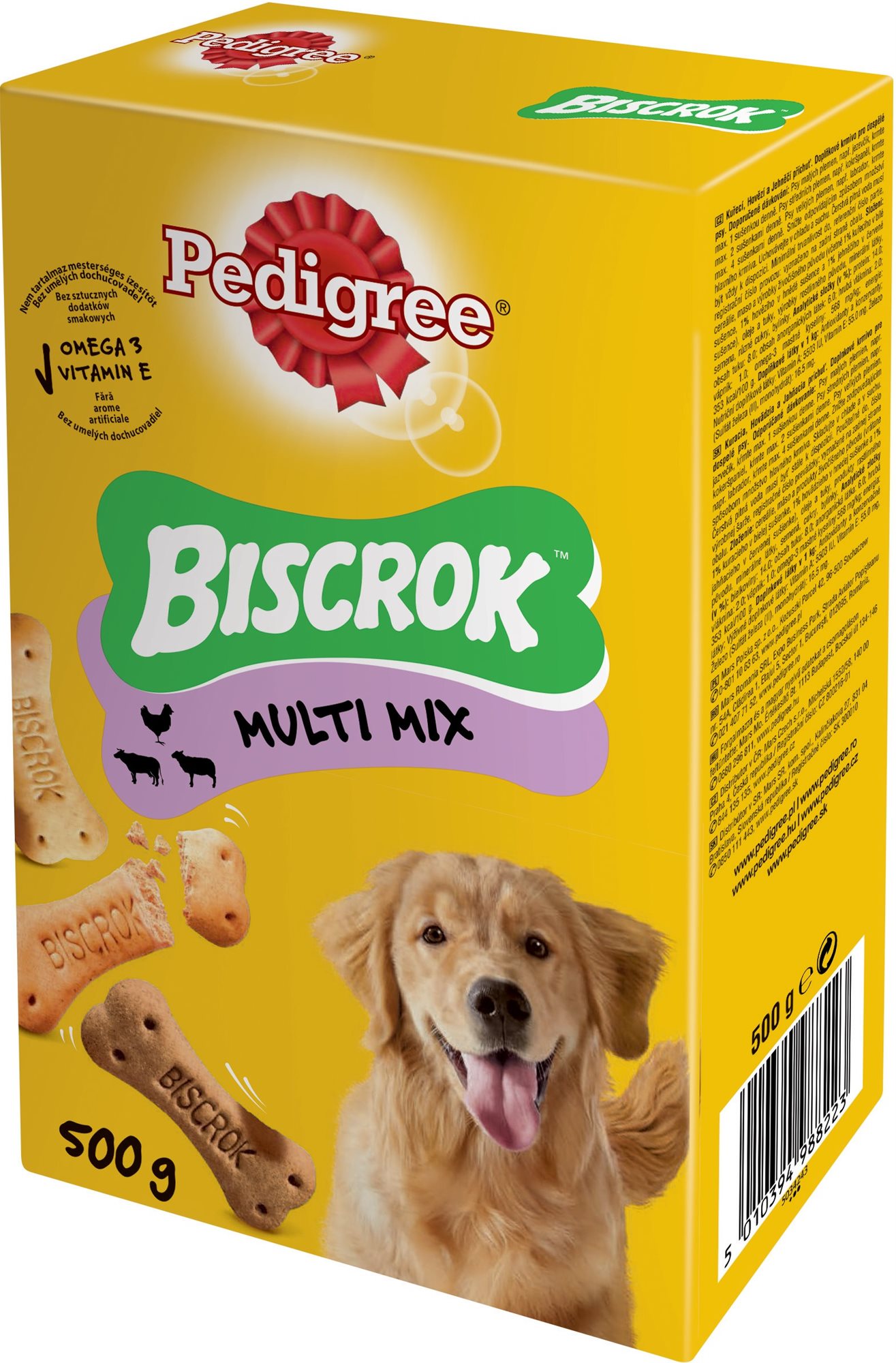 Pedigree Biscrok sušienky pre psov 500 g