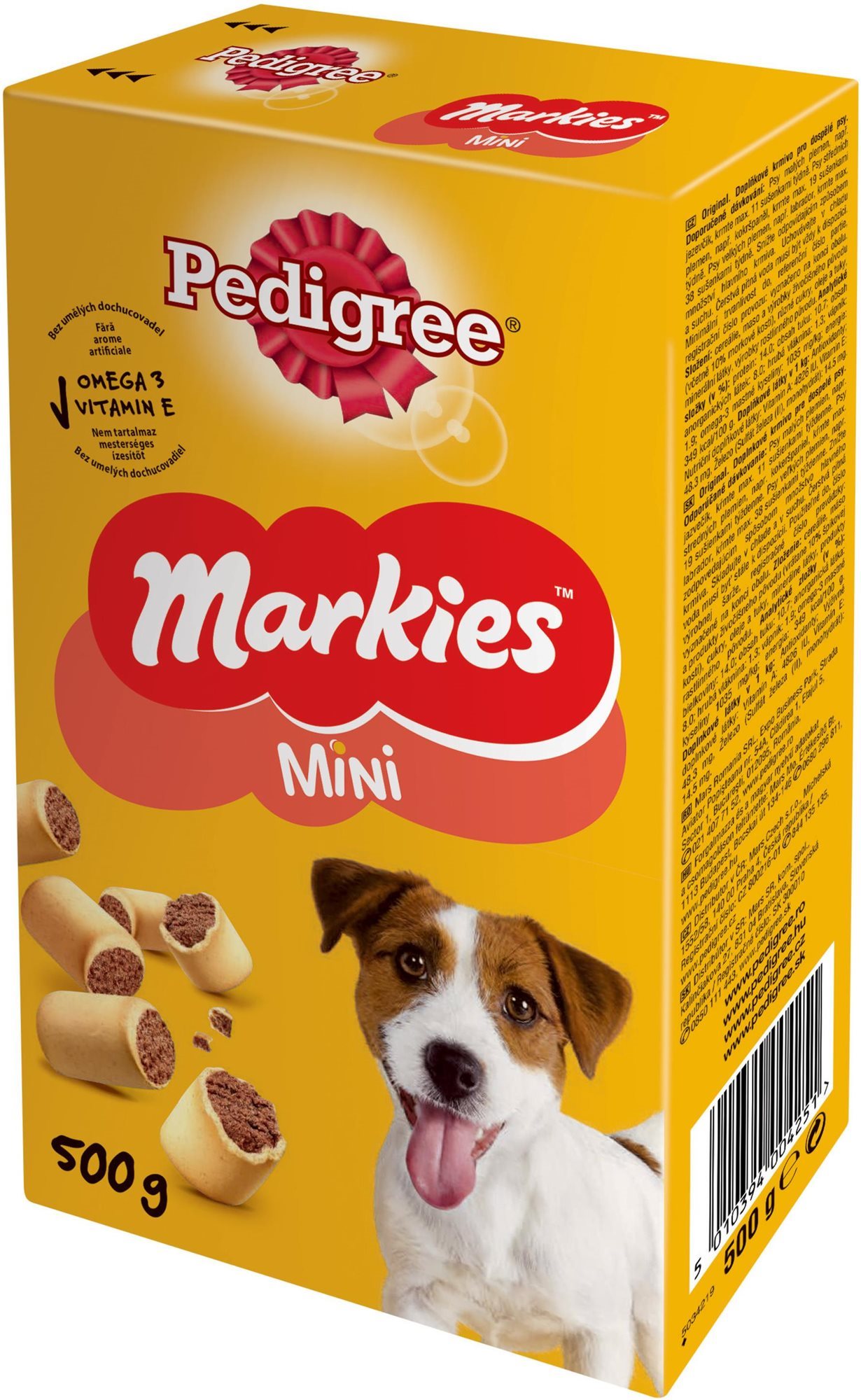 Pedigree Markies Mini maškrty pre psov so špikovou kosťou 500 g