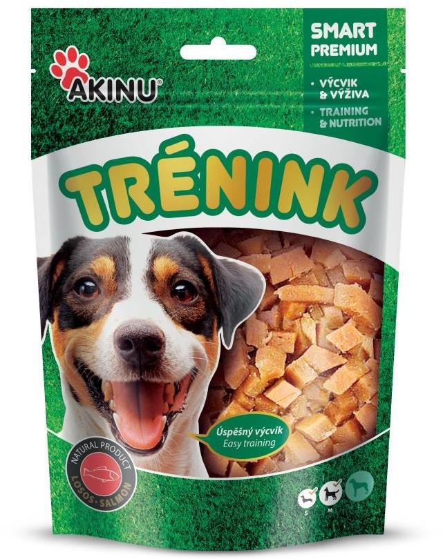 Akinu tréningové lososové kocky pre psy 120 g