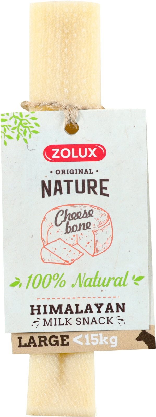 Zolux Cheese Bone syrová pochúťka L pre psa 10 – 15 kg