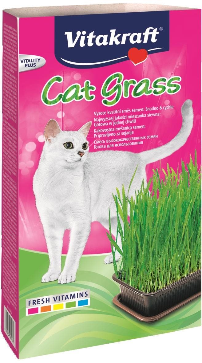 Vitakraft Cat Gras tráva pre mačky súprava 120 g