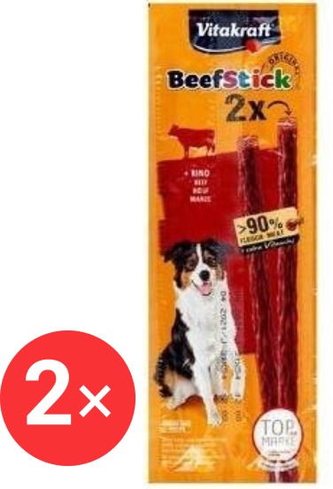 Vitakraft Dog pochúťka Beef Stick Beef 2× 2 ks