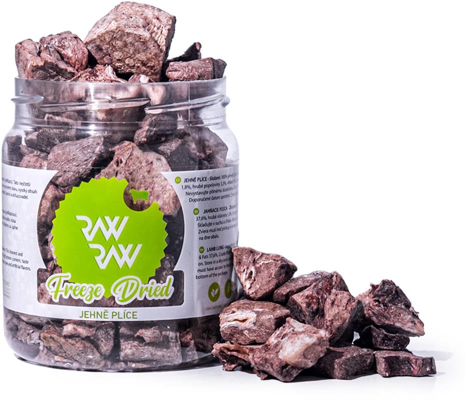 Raw Raw pochúťka mrazom sušené Jahňacie pľúca 50 g