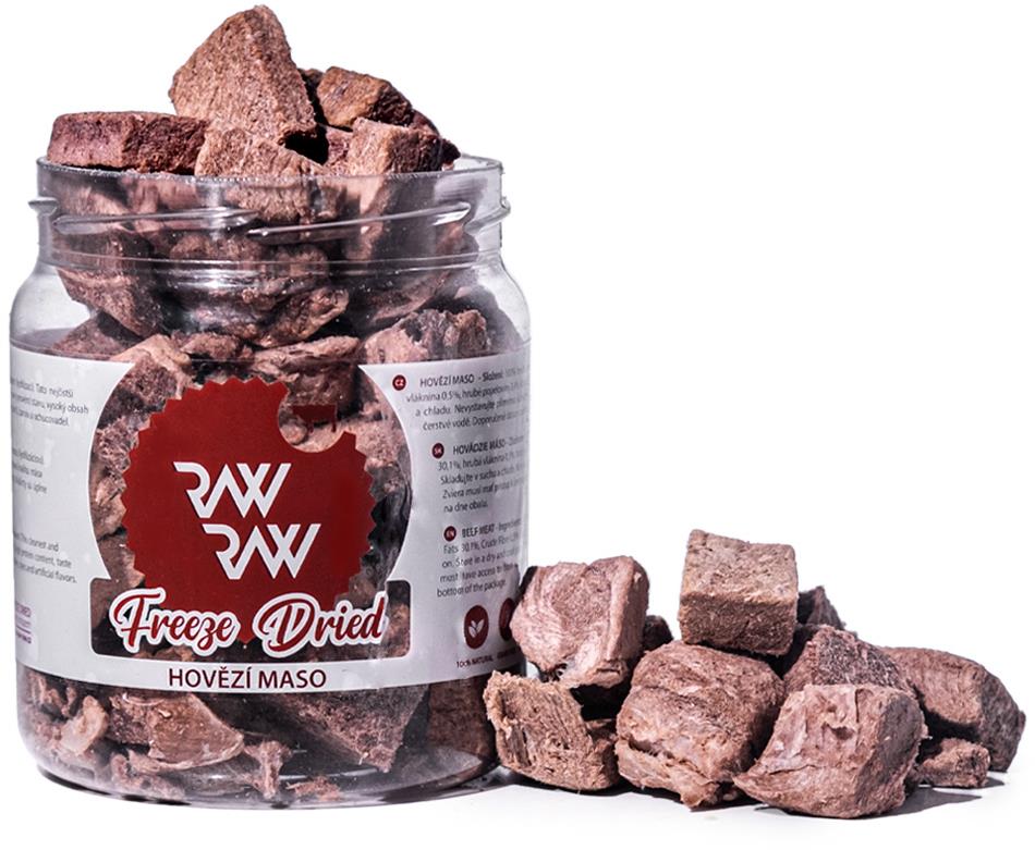 Raw Raw pochúťka mrazom sušené Hovädzie chudé mäso 70 g