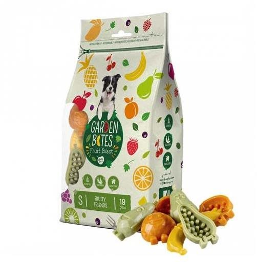 DUVO+ Garden Bites fruity friends ovocné S 7 cm 18 ks 270 g