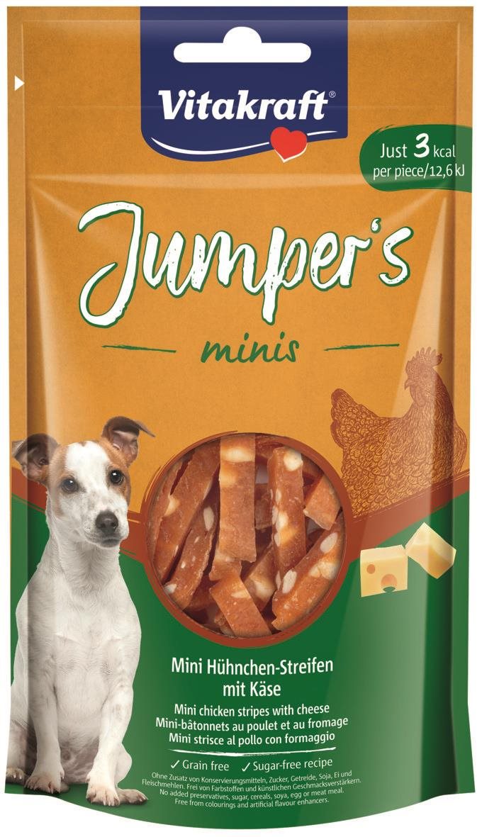 Vitakraft Dog pochúťka Jumpers minis kuracie so syrom 80 g