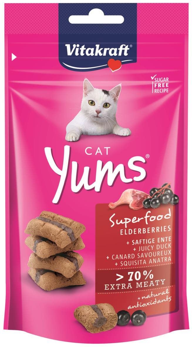 Vitakraft pochúťka Cat Yums Superfood baza 40 g