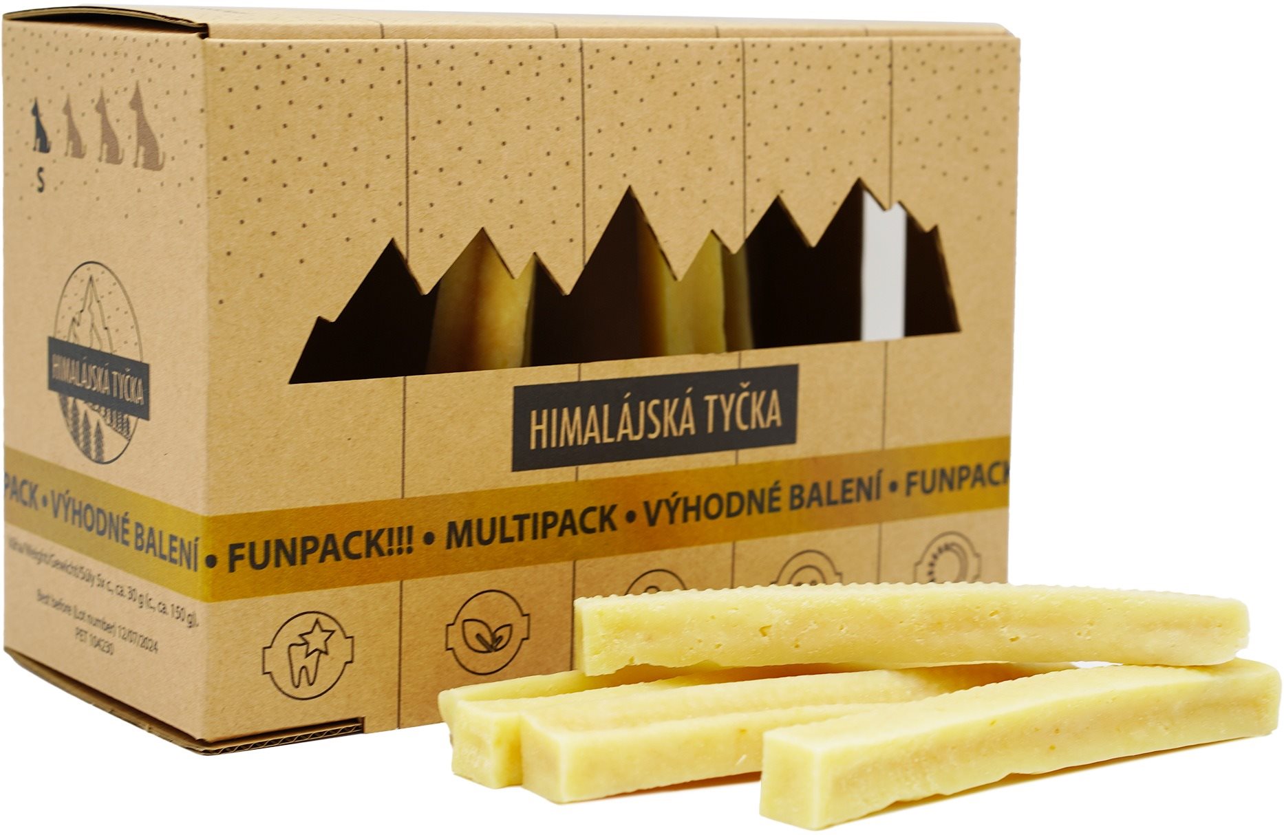 Dogsie Himalájska tyčinka S multipack darčekové balenie 5× 30 g