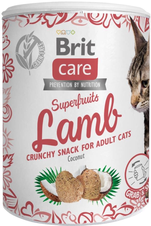 Brit Care Cat Snack Superfruits Lamb 100 g