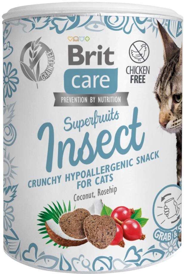 Brit Care Cat Snack Superfruits Insect 100 g