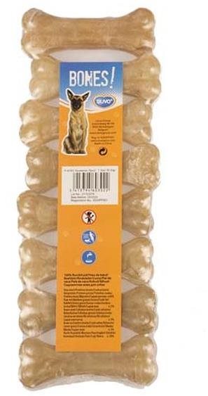 Duvo+ Bones! Lisovaná byvolia kosť 7,5 cm 8 ks