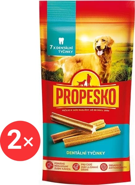 Propesko snack dentálne tyčinky 2× 110 g