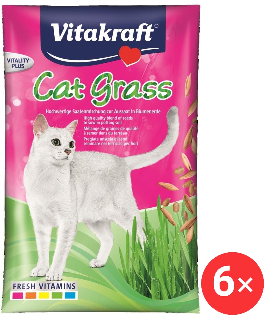 Vitakraft Cat Grass náhradná náplň 6 × 50 g