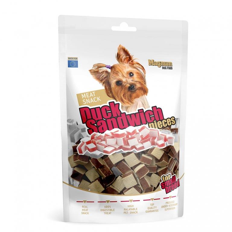 Magnum Kačacie sandwich kúsky pre malé plemená 80 g
