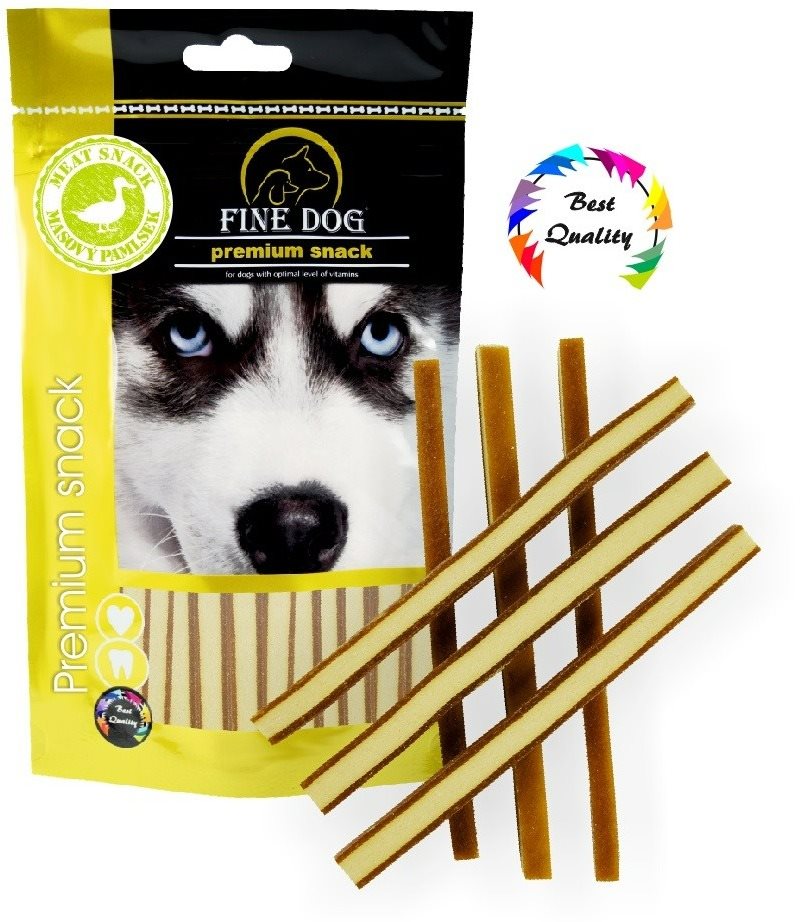 FINE DOG Sandwich strips KAČACIE 80 g