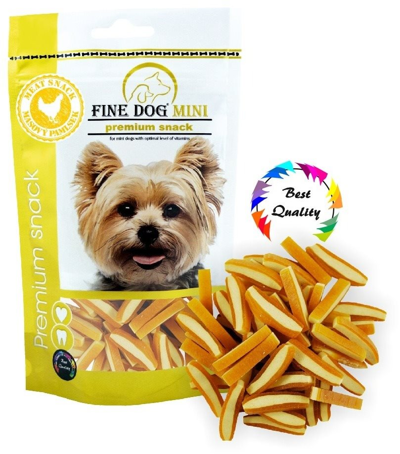 FINE DOG MINI Sandwich MINI strips KURACIE 80 g
