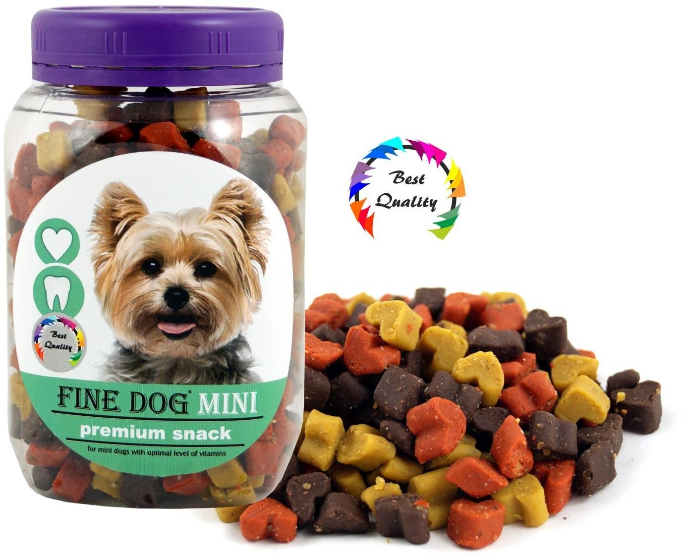FINE DOG MINI Srdiečka MINI Soft MIX 280 g
