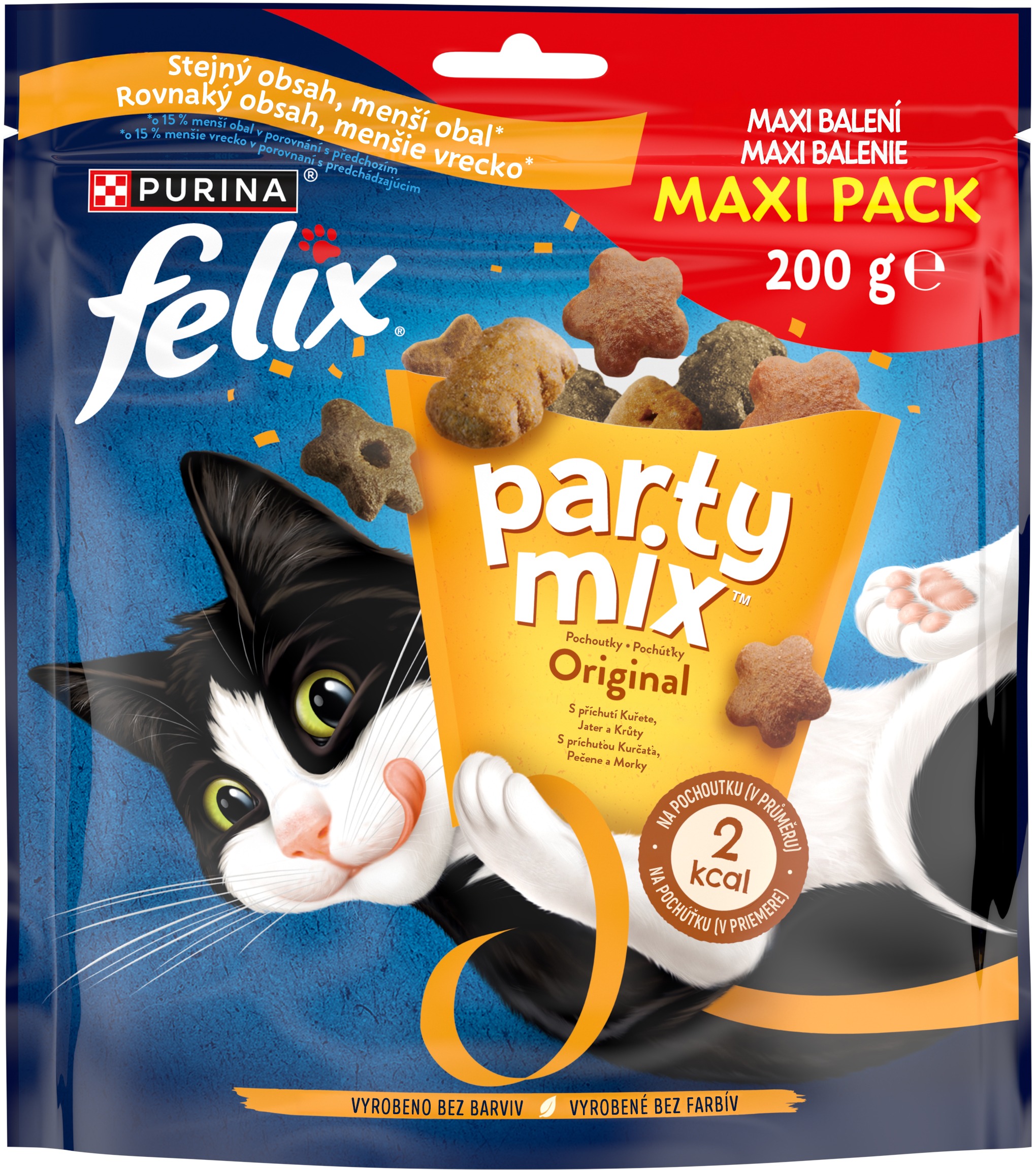Felix Party Mix maškrty pre mačky Original Mix 200 g