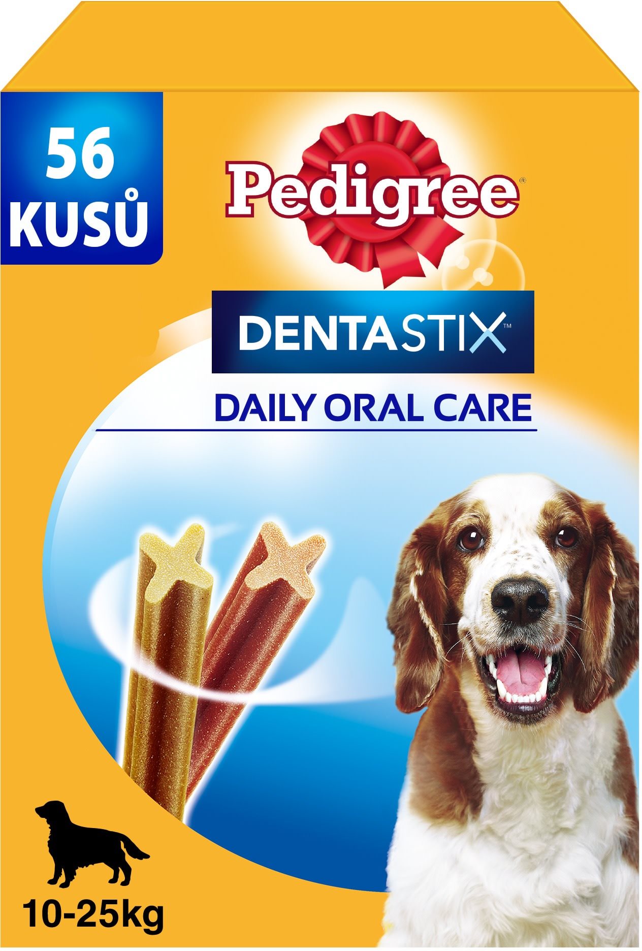 Pedigree Dentastix Daily Oral Care dentálne maškrty pre psov stredných plemien 56 ks 1 440 g