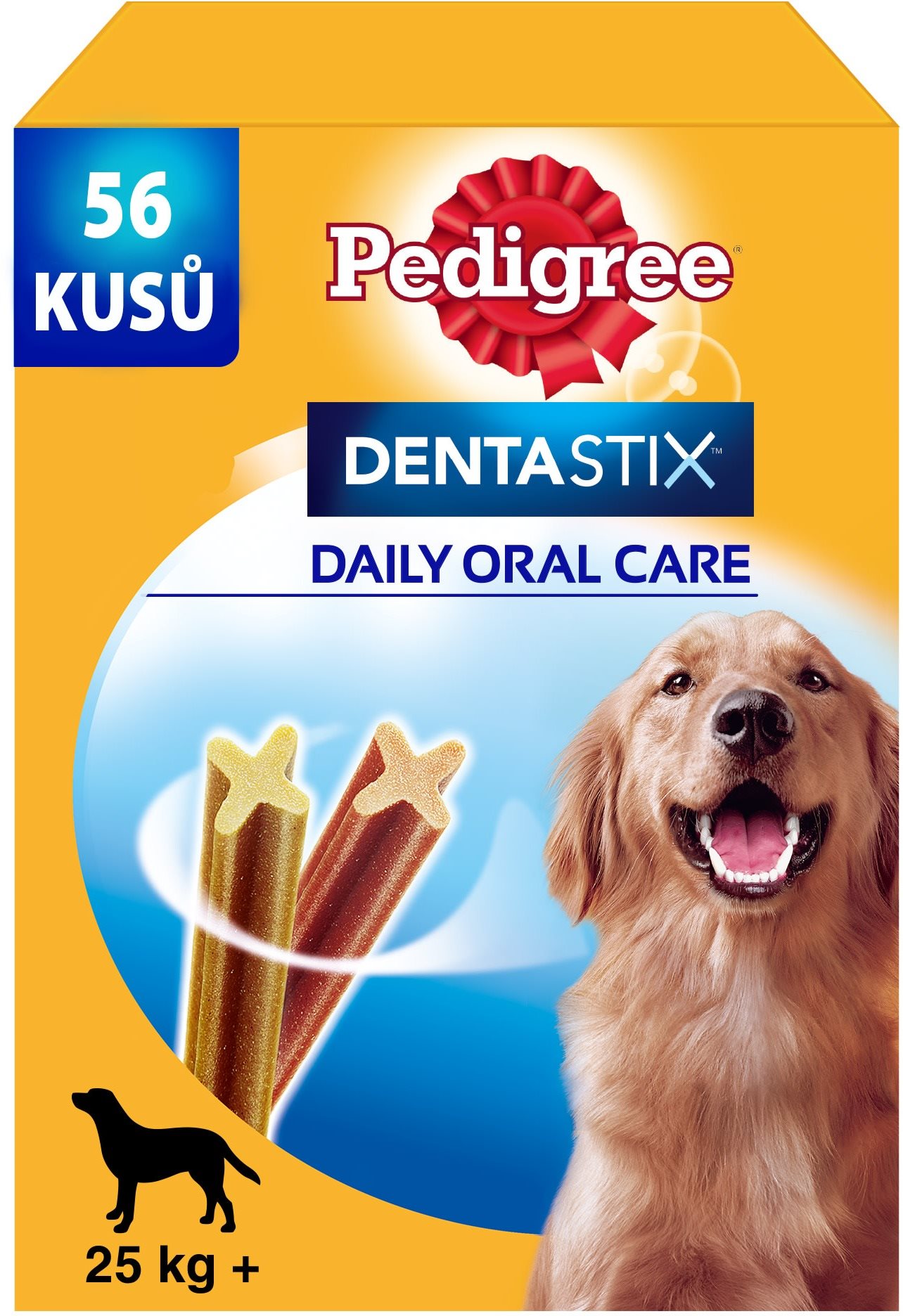 Pedigree Dentastix Daily Oral Care dentálne maškrty pre psov veľkých plemien 56 ks 8× 270 g