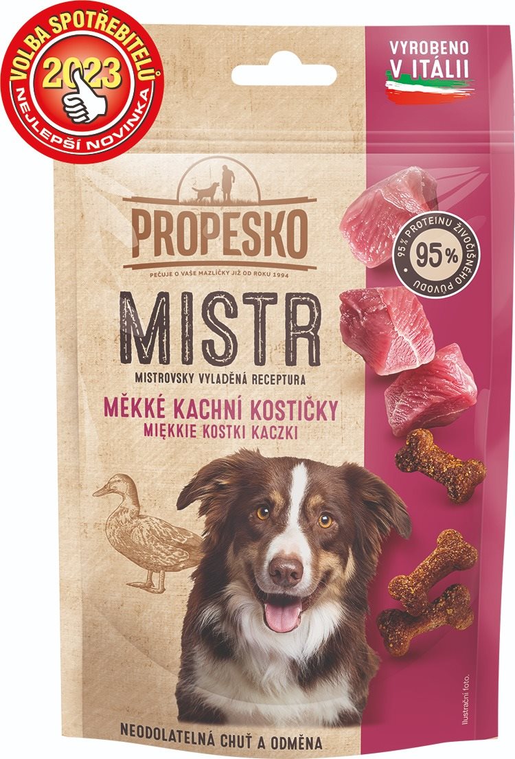 Propesko Mistr mäkké kačacie kocky 90 g