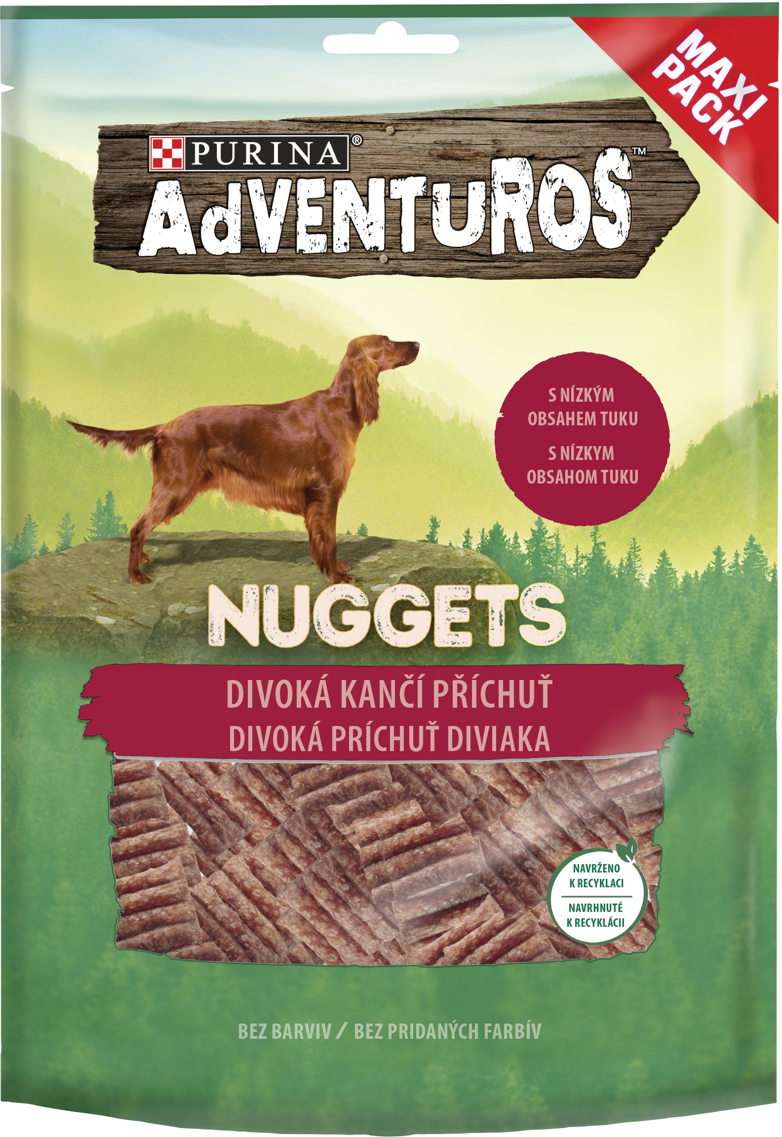 Adventuros Nuggets maškrty pre psov diviačie 300 g