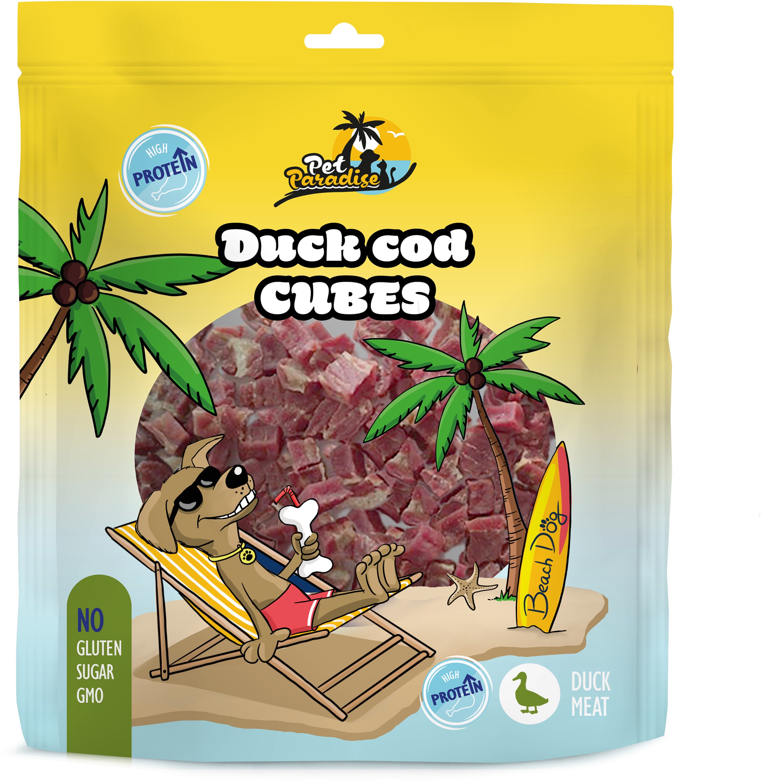 Pet Paradise Kačacie kocky s treskou 230 g