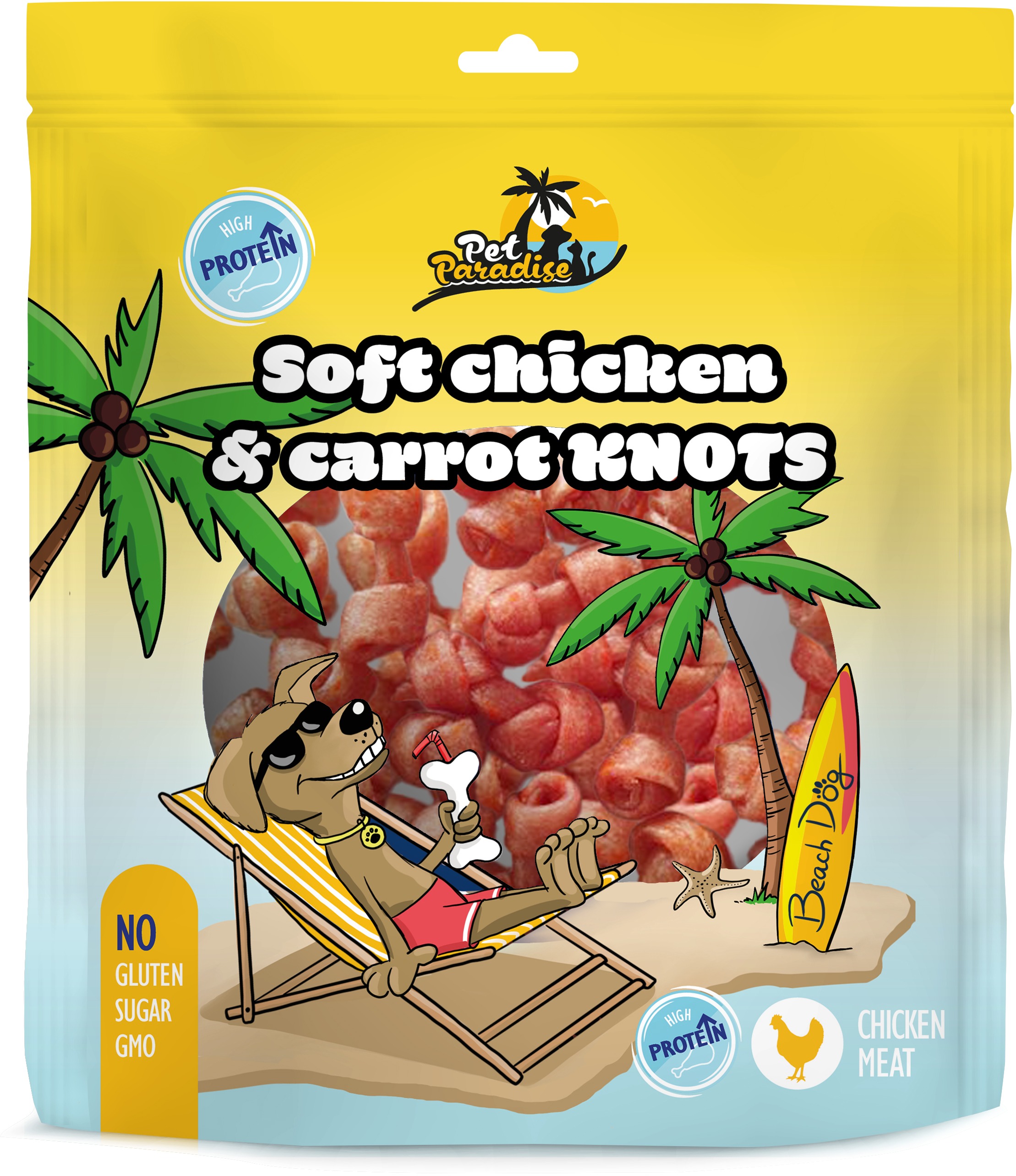Pet Paradise Mäkké kuracie uzlíky s mrkvou 230 g