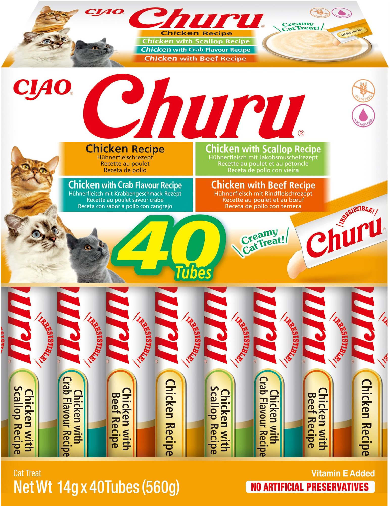 Ciao Churu Cat BOX kurací výber 40× 14 g