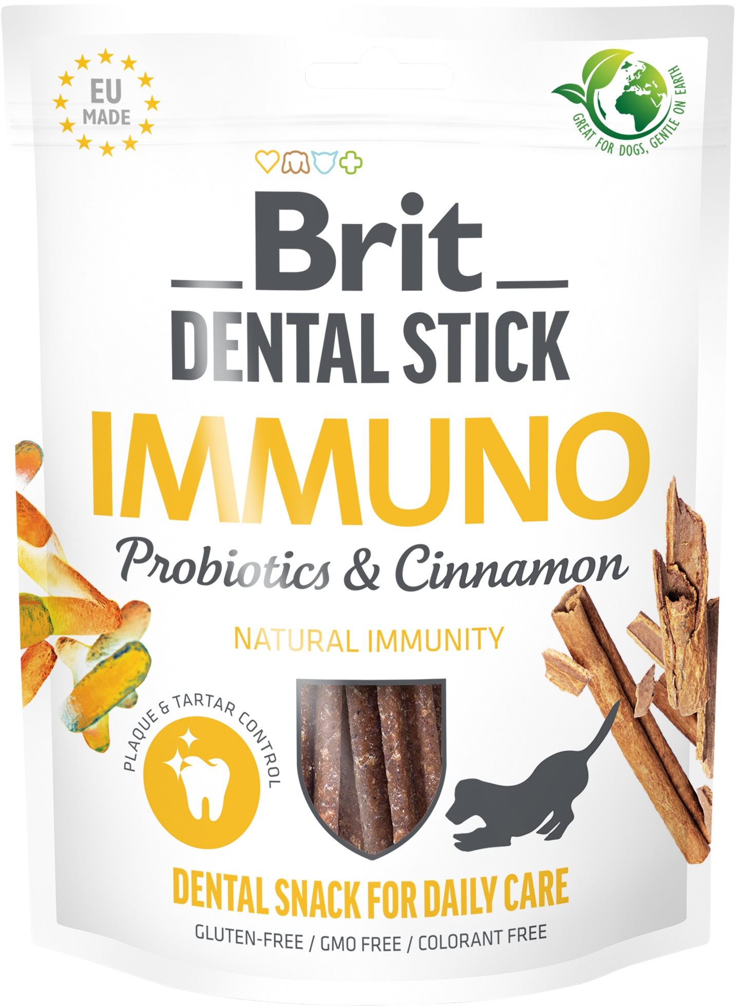 Brit Dental Stick Immuno with Probiotics & Cinnamon 7 ks