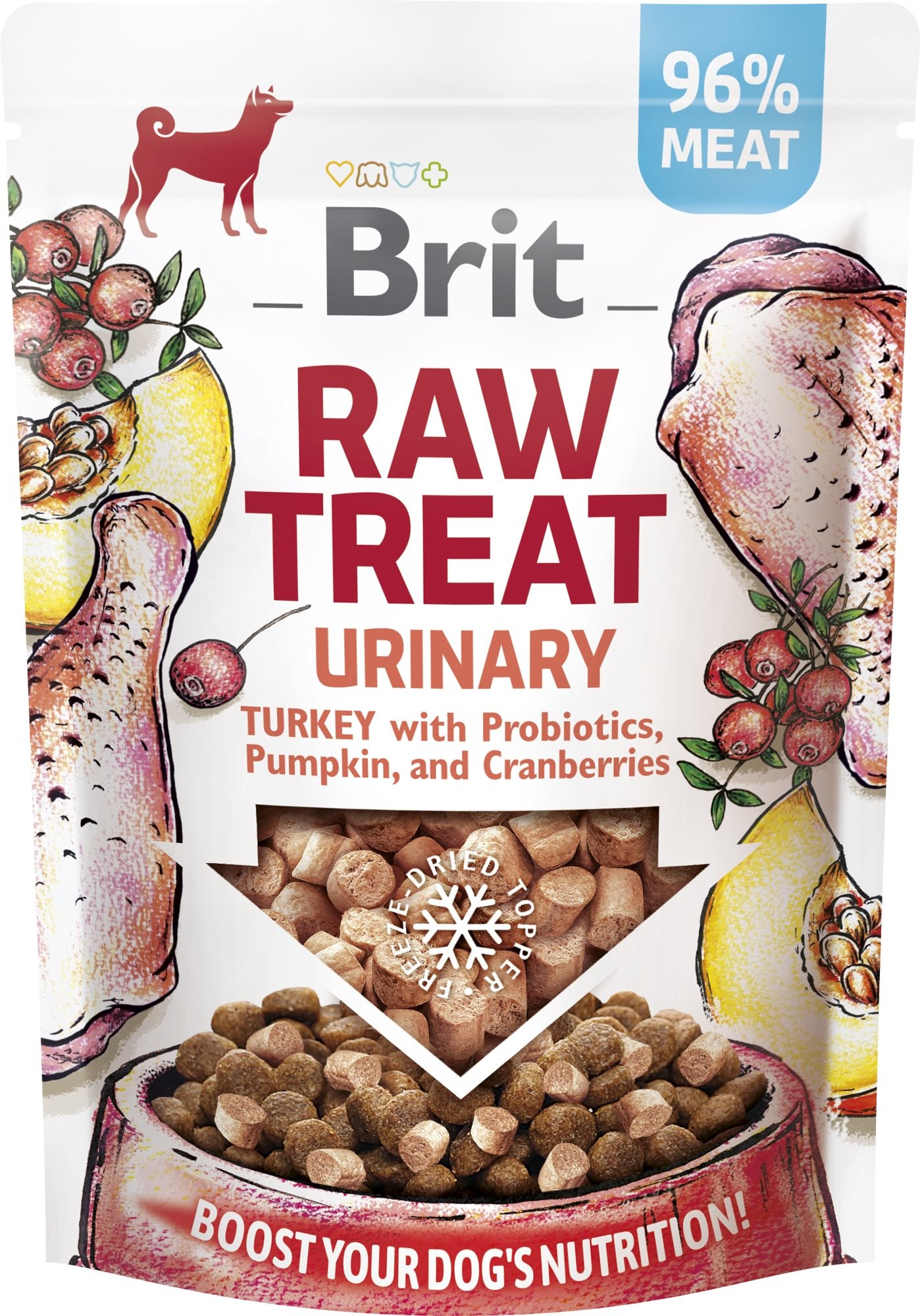 Brit Raw Treat Urinary Freeze-dried treat and topper Turkey 40 g