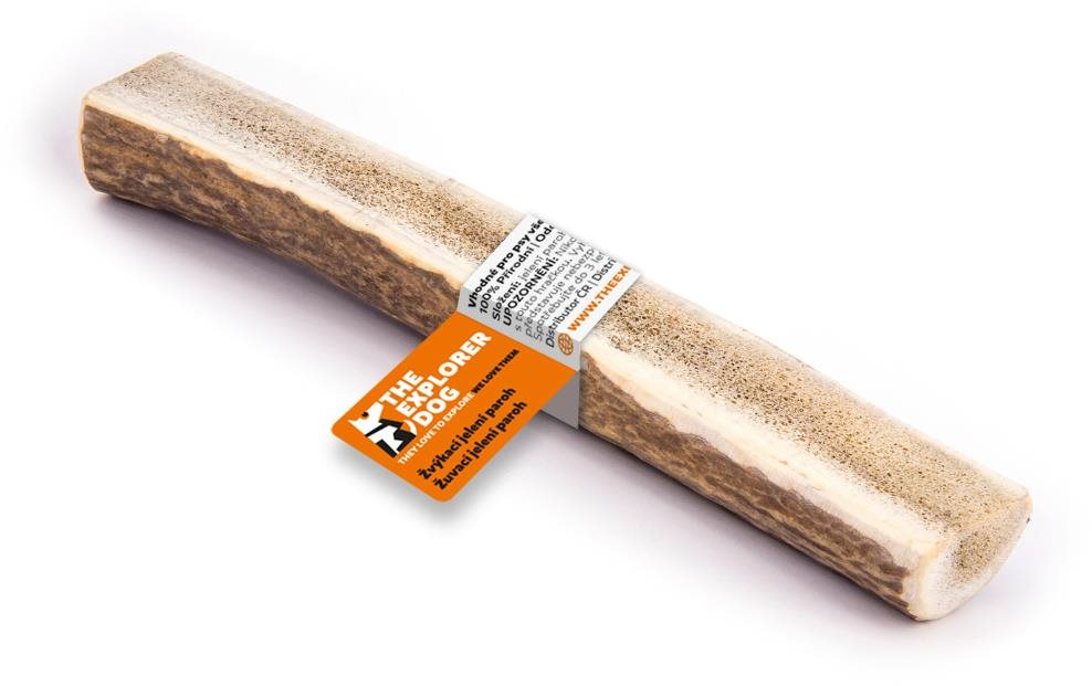 Explorer dog Žuvací jelení paroh XXL mäkký