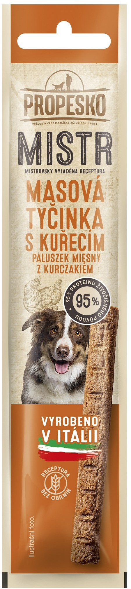Propesko Majster mäsová tyčinka s kuracím 10 g